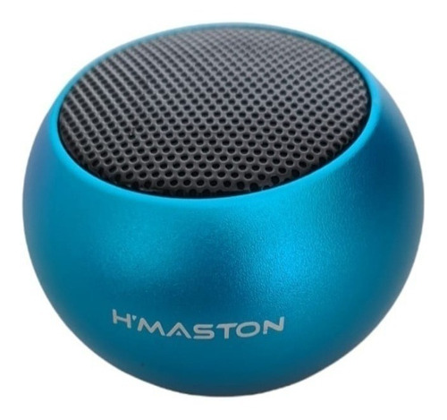 Alto-falante H'maston M10 portátil com bluetooth e wifi azul 