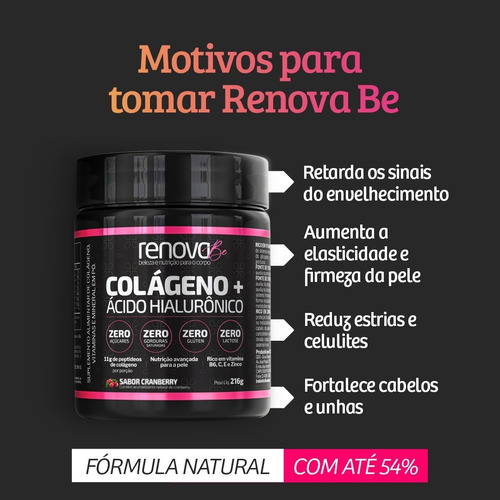 Imagem 2 de 5 de 1 Pote Colágeno Renova Be