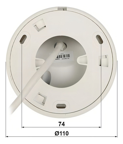Cámara de seguridad Hikvision DS-2CD1327G2-L Valor con resolución 2MP visión nocturna incluida color blanco