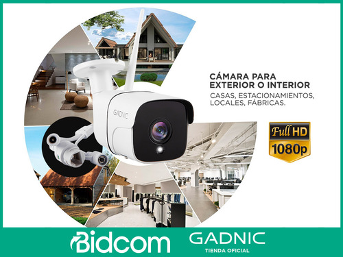 Camara De Seguridad Ip P2p Hd Wifi Vision Nocturna Exterior