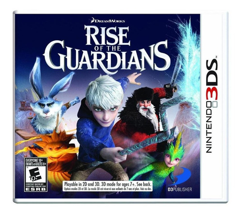 Rise Of The Guardians Nintendo 3ds Usado Mídia Física