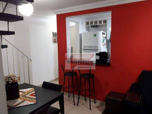 Imagem 8 de 30 de Cobertura Com 3 Dormitórios À Venda, 85 M² Por R$ 380.000,00 - Parque São Vicente - Mauá/sp - Co0739