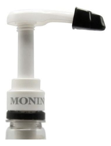 Monin Bomba Dispensador Para Saborizante Botella De 1 Litro Color Blanco