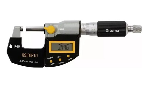 Micrómetro Digital Asimeto Ip65 50 75 Mm 0,001mm
