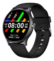 Comprar Smartwatch Redondo Nictom Smartwatch Nt16 1,28 Caja De Plástico Negra, Malla De Tpu Negra, Sumergible