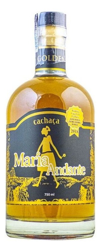 Cachaça Maria Andante Golden 750ml 