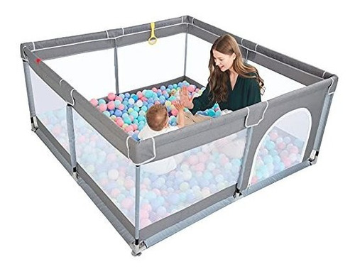 Cunas Todale Baby Playpen For Toddler, Large Baby Playard,