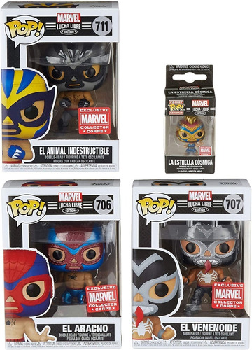 Funko Marvel Collector Corps Edición Lucha Libre Mystery Box