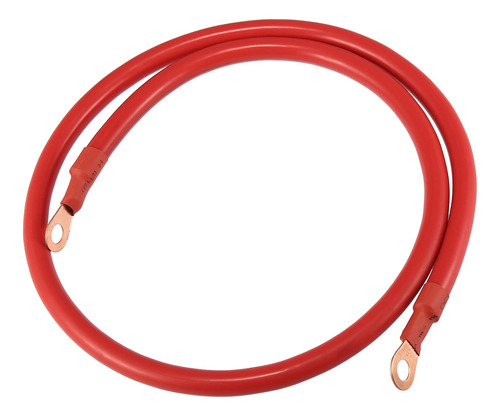 X Autohaux 4 Awg Gauge 3ft 92cm 5/16  M8 Lugs Fully Assemble