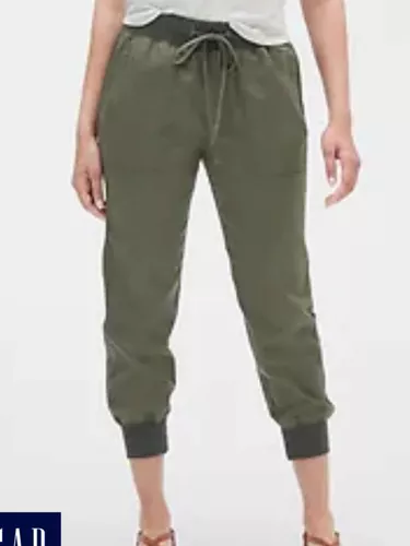  GAP Pantalones rectos fáciles de poner para mujer, Chaqueta  Ejército Verde : Ropa, Zapatos y Joyería