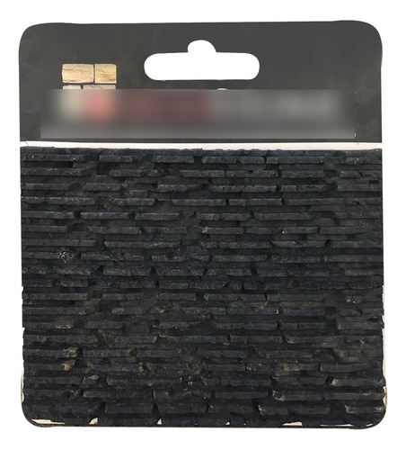 Revestimiento Pared Simil Piedra Cafayate Azabache Por Caja
