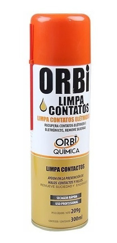 Limpa Contato E Eletronico Spray 300ml Orbi Quimica