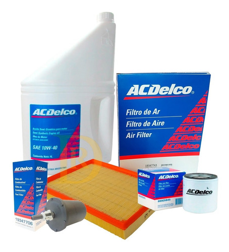 Kit Filtros + Aceite Acdelco Semi Chevrolet Corsa 2