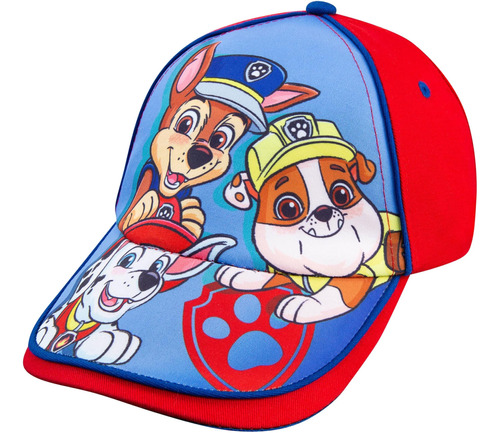 Gorra Béisbol Niños Nickelodeon Chase Marshal And Rubble Red