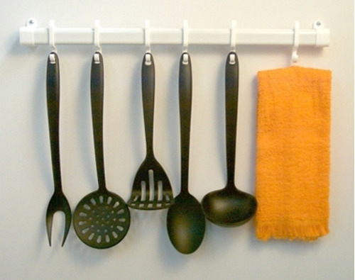 Imagen 4 de 6 de Perchero Colgador Konekte Blanco (baño, Closet, Cocina, Etc)