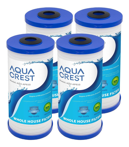 Aquacrest Ap810 Filtro De Agua Para Toda La Casa, Compatible
