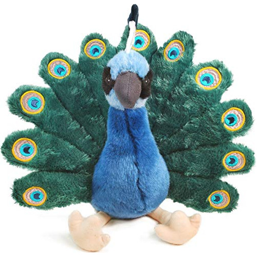 Viahart Pakhi El Pavo Real | Pájaro De Peluche De Animal De 