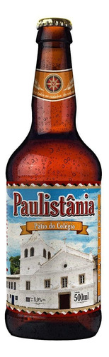 Cerveja Paulistânia Pátio do Colégio Garrafa 500ml