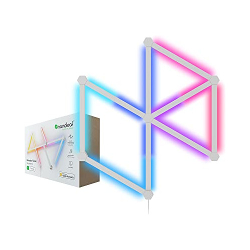 Nanoleaf Lines Wifi Smart Rgbw, 16 Millones De Colores, Regu