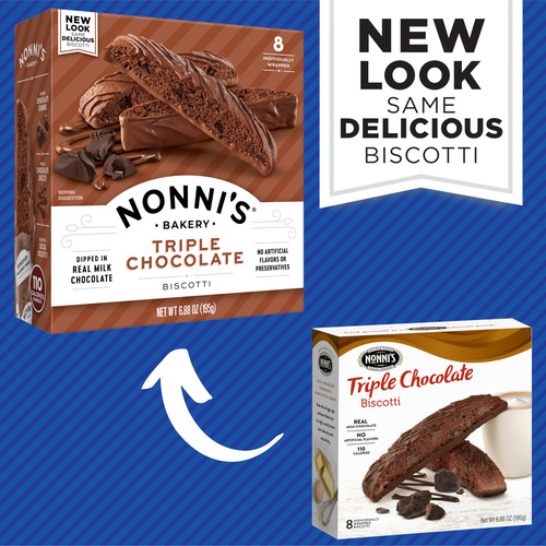 Galletas Italianas De Triple Chocolate Biscotti 2 Cajas