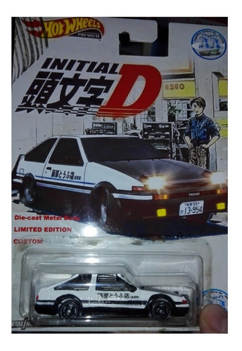 Hot Wheels Initial D Toyota Celica Ae86 Custom Anime 