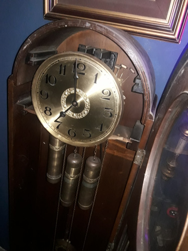 Reloj De Pie Grand Father (germany) Carrillon (Usado)