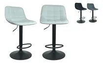 Comprar 2 Bancos Modernos Barra Desayunador Velvet Base Negra Eke