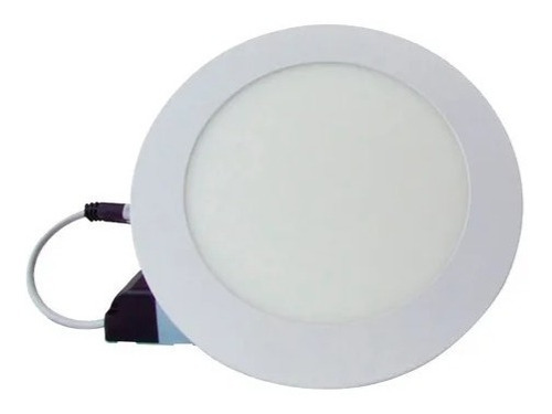 Lampara Led Blanca Empotrable Redonda Igoto Plus 9w/6500k