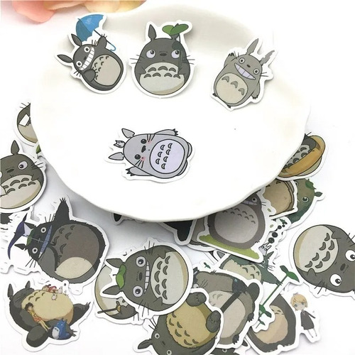 Imagen 4 de 5 de Totoro - Set De 50 Stickers / Calcomanias