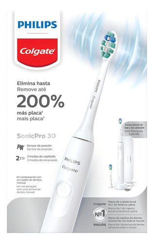 Cepillo de dientes eléctrico sónico Philips Colgate SONICPRO SonicPro 30 blanco 127V -