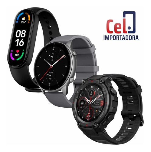 Imagen 1 de 4 de Smart Watch Xiaomi Mi Band 6 / Amazfit Gtr 2e / T Rex Pro