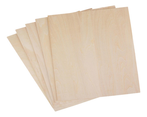 10 Uds. De Láminas De Madera Finas, Tablero 100mmx100mmx1mm