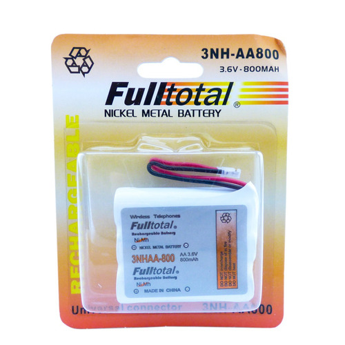 1 Bateria 3nh Aa Recargable 800 Mah 3.6v Telefono Inalambric