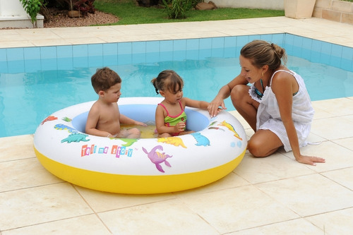 Imagem 2 de 2 de Banheira Inflável Infantil Com Adesivo 150l - Mor 1794