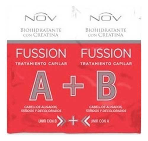 Tratamiento Capilar Nov A+ B Fussion Reconstrucción Creatina