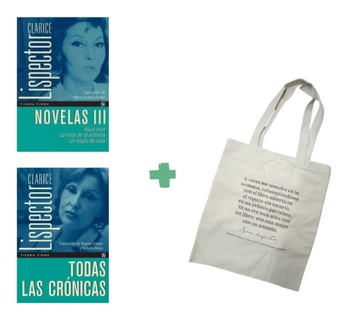 Novelas 3 + Cronicas - Lispector - Fce Libros + Bolsa Regalo