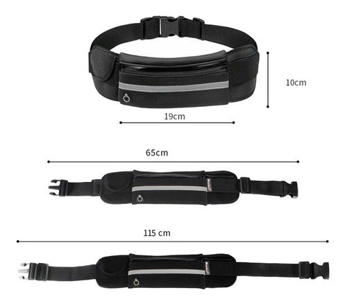 Imagen 4 de 7 de Riñonera Running Deportes Expandible Porta Celular Tarjetas