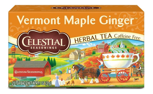 Te Jengibre Vermont Maple Ginger Celestial Seasonings 