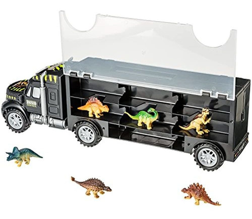 Prextex 16  Tractor Trailer Dinosaurio Portador Juguetes De