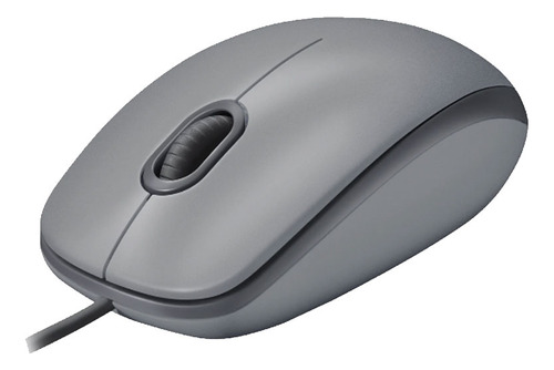 Mouse Logitech M110 Silent Con Cable Usb Gris