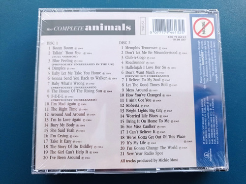 The Animals The Complete Animals 2 X Cd, Compilation, Mono | Envío gratis
