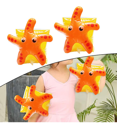 5 Inflatable Swim Arm Bands Swimming Armbands Swim Star