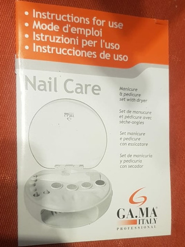 Nail Care Gama Nuevo En Caja Con Manual Liquido
