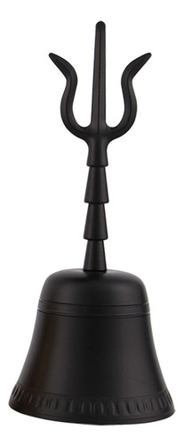 Sino De Chamada De Mão Objetos Rituais Portáteis Preto