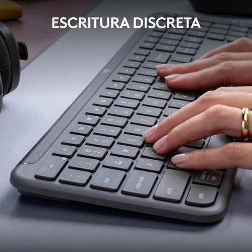 Teclado Inalámbrico Logitech Signature Slim K950 Grafito