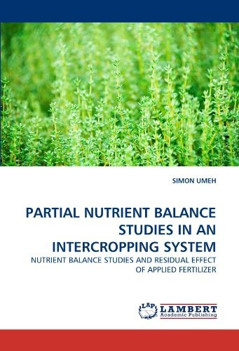 Partial Nutrient Balance Studies In An Intercropping System 