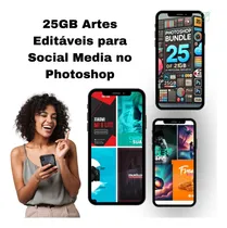 Comprar 25gb Artes Editáveis Para Social Media No Photoshop