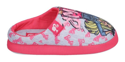 Pantufla Encaje Niña Barbie Rosado