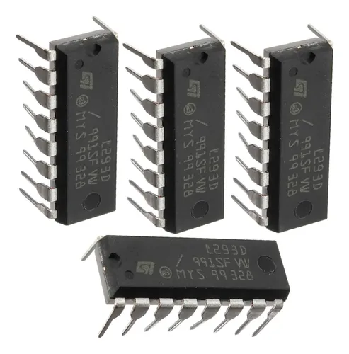 4 Pzas Puente H Driver L293d Integrado L293 Control Motores