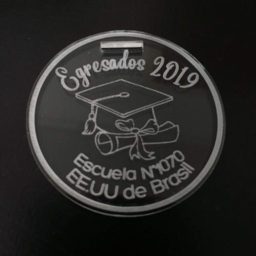 Souvenir Medalla De Acrílico De 5cm  X36 Unidades